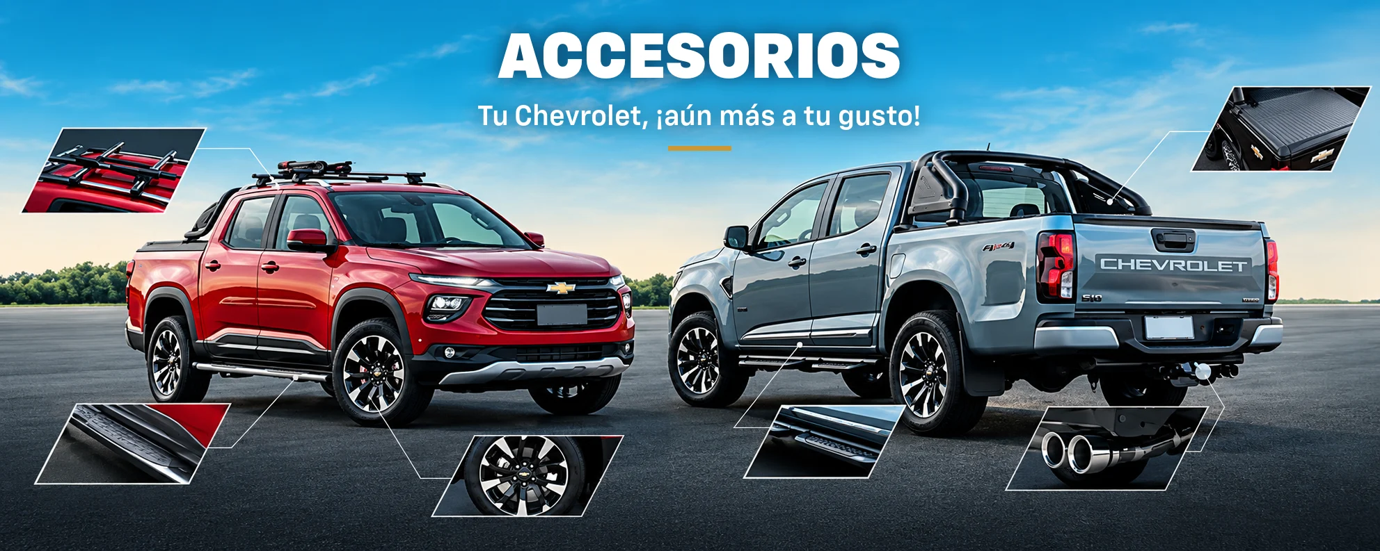 Accesorios originales Chevrolet: tu Chevrolet, ¡aún más a tu gusto!